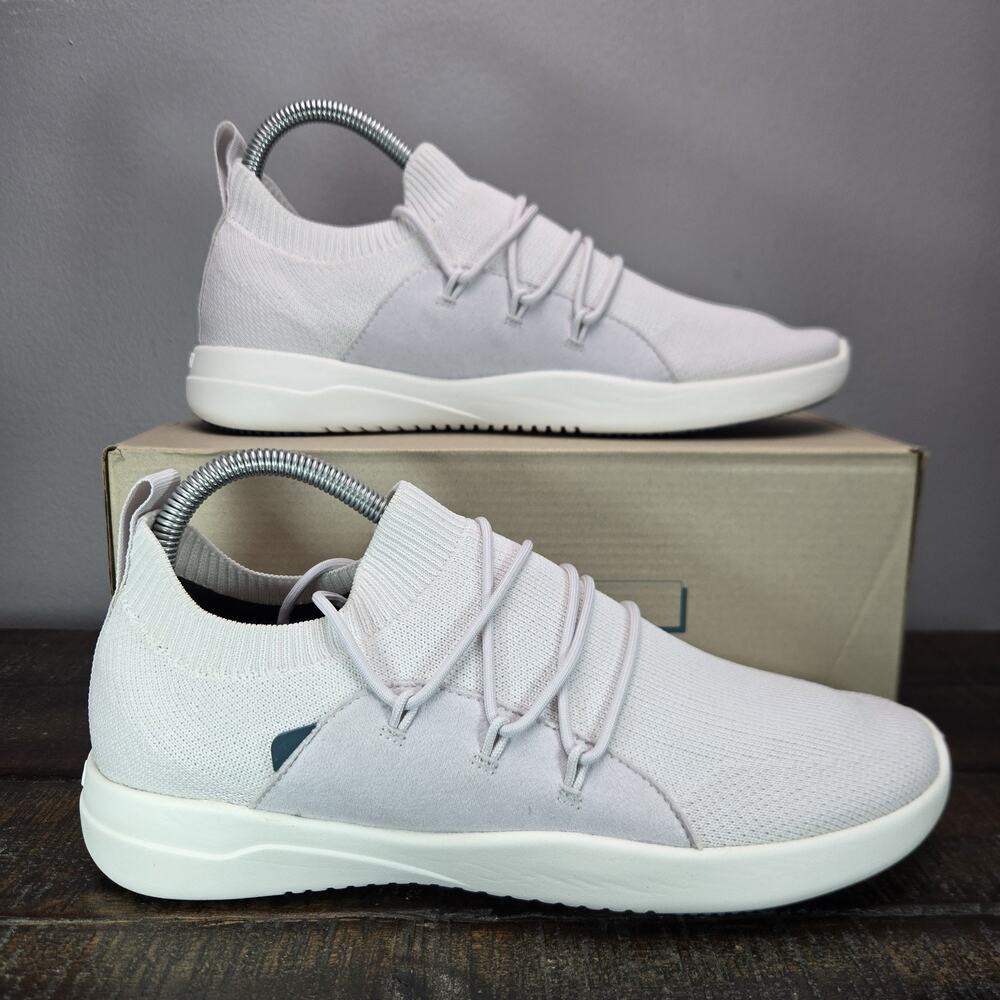 NEW Vessi Cityscape Classic Womens Size 9 Lace Up Waterproof Shoes Birch White
